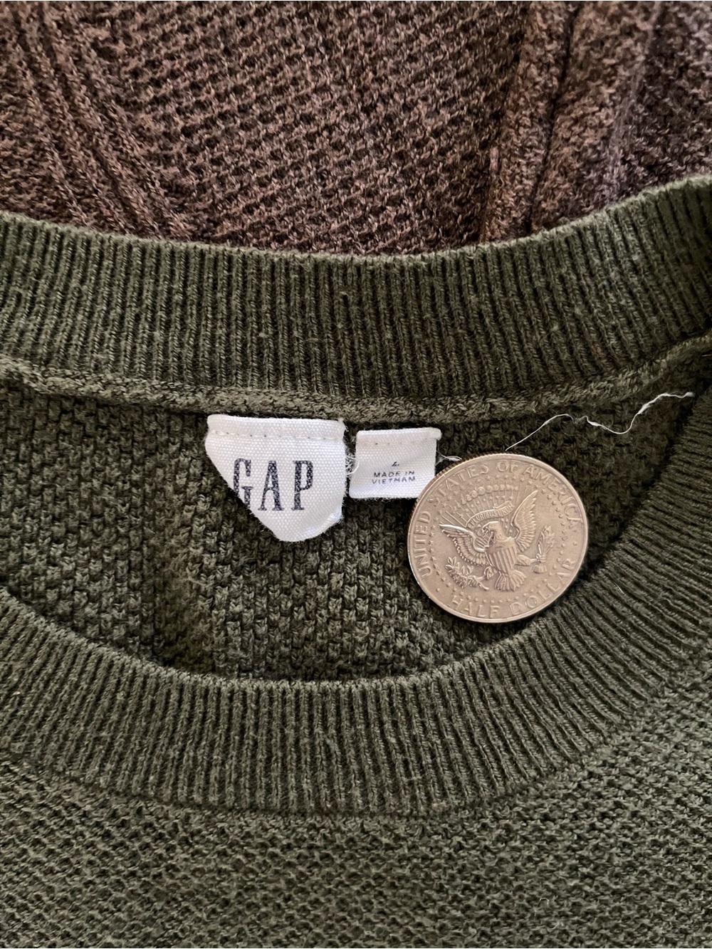 🌟Bundle of 2 Gap Lightweight Sweaters Size Large - Picture 3 of 5